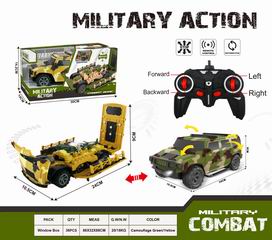 R/C DEFORMATION CAR W/LIGHT,