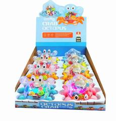 FRICTION GEAR ANIMAL CAR W/LIGHT 8PCS,