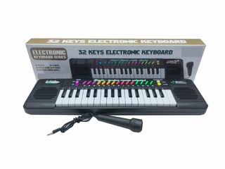 32 KEY ELECTRONIC ORGAN W/MICROPHONE,