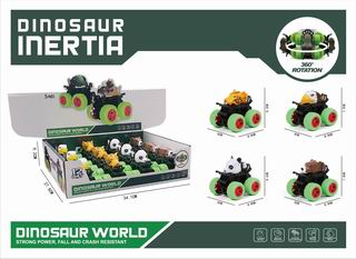 FRICTION ANIMAL CAR 12PCS,