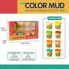 COLOR DOUGH SET 8CANS,