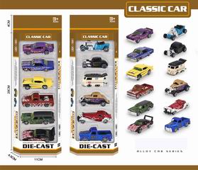 SLIDE DIE-CAST CAR 6PCS,