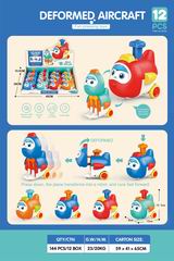 PRESS DEFORMATION AIRCRAFT 12PCS,