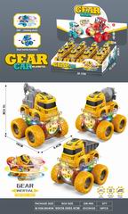 FRICTION STUNT CAR W/LIGHT 12PCS,
