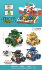 FRICTION STUNT CAR W/LIGHT 12PCS,