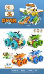 FRICTION STUNT CAR W/LIGHT 12PCS,