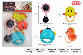 BABY RATTLE 4PCS,
