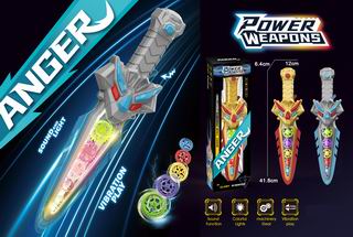 DINOSAUR GEAR SWORD W/LIGHT & MUSIC,