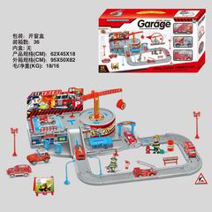 DIE-CAST PARKING LOT 48PCS,
