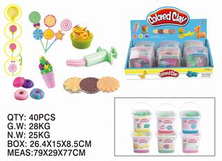COLOR DOUGH SET 6PCS,