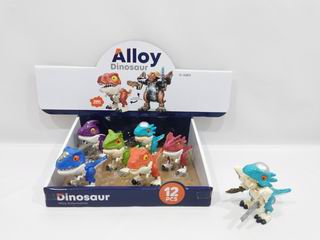 ALLOY DEFORMATION DINOSAUR 12PCS,
