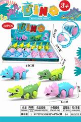 FRICTION DINOSAUR CAR 12PCS,
