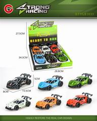 FRICTION CAR 6PCS,