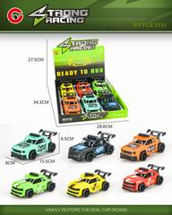 FRICTION CAR 6PCS,