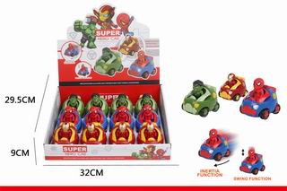 FRICTION CAR 12PCS,