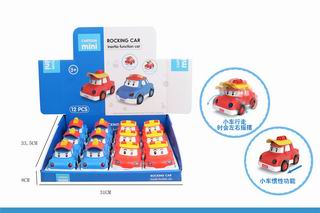 CARTOON ROCKING FRICTION CAR 12PCS,