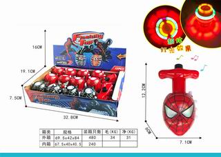TOP W/LIGHT & MUSIC 12PCS,