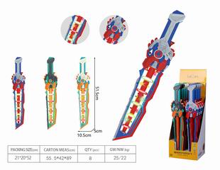 B/O SWORD W/LIGHT 8PCS,