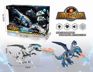 B/O DINOSAUR W/LIGHT & SOUND & SPRAY,