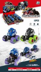 FRICTION DEFORMATION CAR 12PCS,