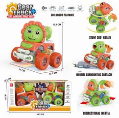 FRICTION GEAR STUNT CAR W/LIGHT,