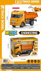 FRICTION TRUCK SET W/LIGHT & MUSIC,