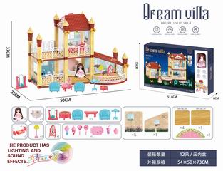 VILLA SET W/LIGHT & MUSIC,