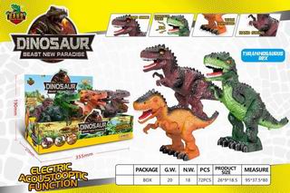 B/O DINOSAUR 6PCS,