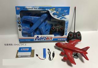 4 CHANNEL R/C PLANE W/LIGHT & MUSIC,