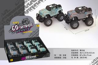 FRICTION CAR 8PCS,