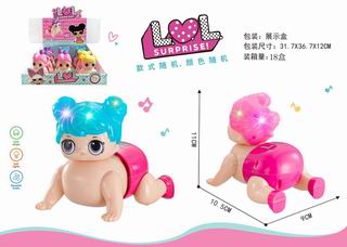 B/O DOLL W/LIGHT & MUSIC 9PCS,