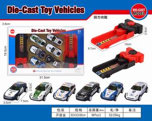 CATAPULT CAR 6PCS,
