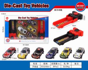CATAPULT CAR 6PCS,
