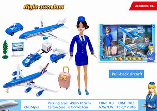 PULL BACK AIRPORT SET,