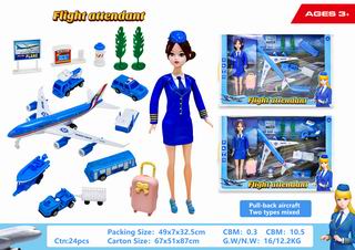 PULL BACK AIRPORT SET,