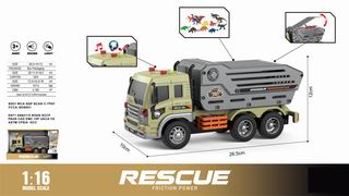 1:16 FRICTION CAR W/LIGHT & SOUND,