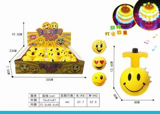 TOP W/LIGHT & MUSIC 12PCS,