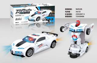 B/O DEFORMATION CAR W/LIGHT & SOUND,