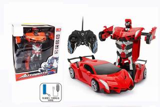 1:18 R/C DEFORMATION CAR W/LIGHT,