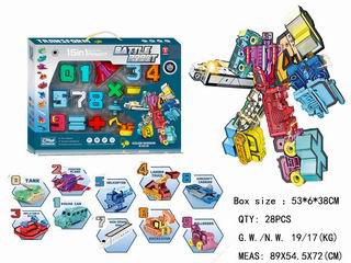 15 IN 1 BATTLE ROBOT,