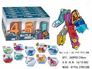 15 IN 1 BATTLE ROBOT 15PCS,