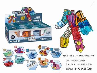 10 IN 1 BATTLE ROBOT 20PCS,