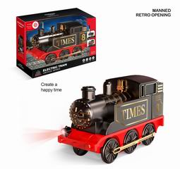 B/O VINTAGE TRAIN W/LIGHT & MUSIC,