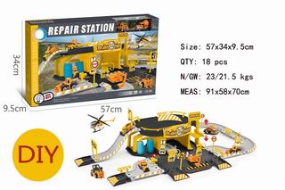 DIE-CAST PARKING LOT SET,