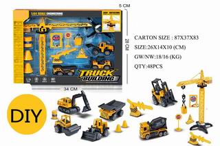 DIE-CAST TRUCK BUILDING SET,