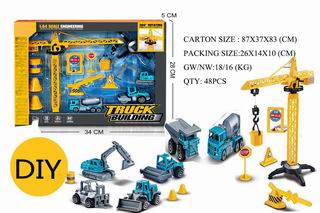 DIE-CAST TRUCK BUILDING SET,