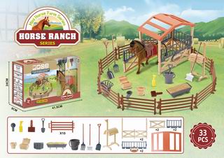 HORSE RANCH SET 33PCS,