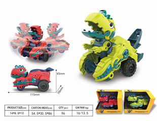 FRICTION DEFORMATION DINOSAUR,