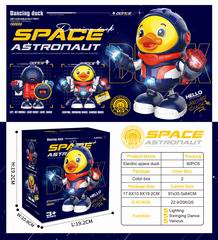 B/O DANCING SPACE DUCK W/LIGHT & MUSIC,