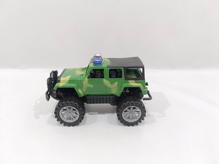 PULLING MILITARY CAR,